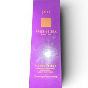 Plu Prestige Silk Edition Body Scrub walnut shell and grape seed powder new rare